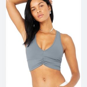 Alo Wild Thing Bra - Steel Blue